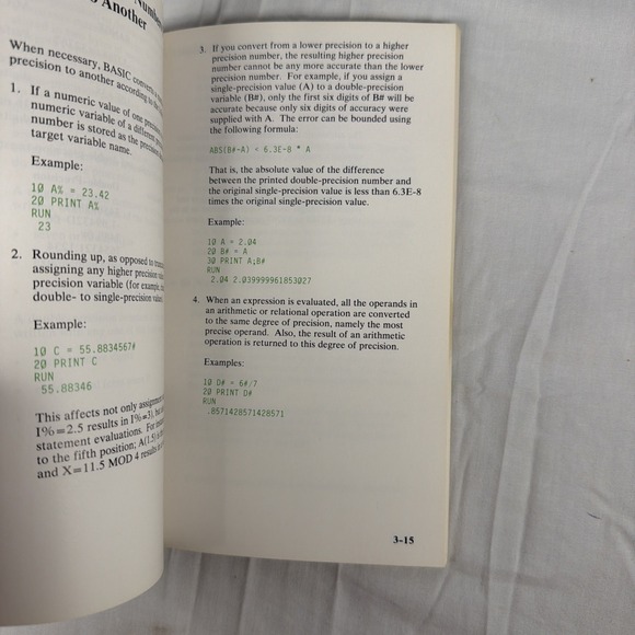 IBM Basic Handbook General Programming Information - Picture 7 of 9